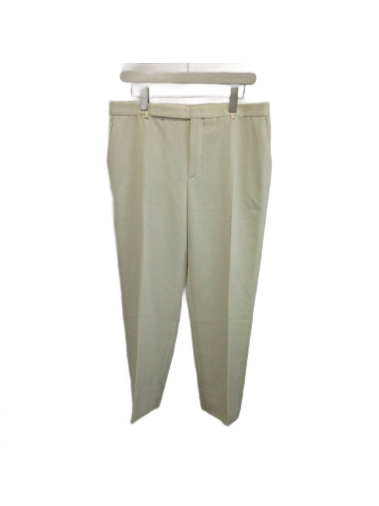 Saint Laurent Paris Pants Trousers Wool Zip Fly 50 Xl White